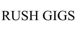 rush gigs