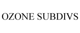 ozone subdivs