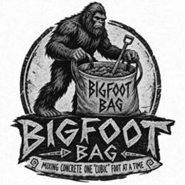 bigfoot bag mixing concrete one 'cubic' foot at a time