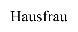 hausfrau