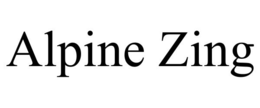 alpine zing