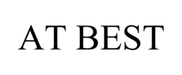 at best