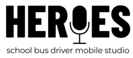 heroes school bus driver mobile studio