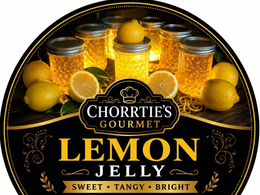 chorrtie's gourmet lemon jelly sweet · tangy · bright