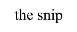 the snip