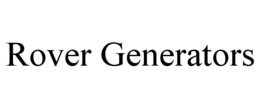 rover generators