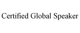 certified global speaker