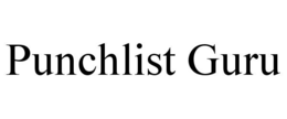 punchlist guru
