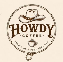 howdy coffee saddle up & fuel your day
