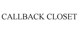 callback closet