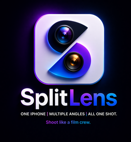 splitlens one iphone multiple angles all one shot shoot like a filme crew