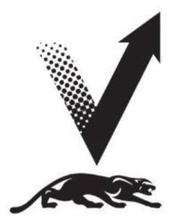 a black cat below a vector