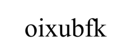 oixubfk
