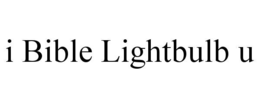 i bible lightbulb u