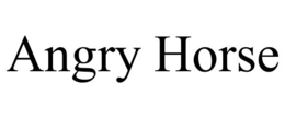 angry horse
