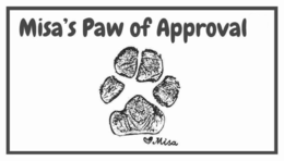 misa's paw of approval misa