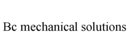 bc mechanical solutions