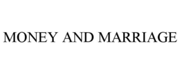 money and marriage