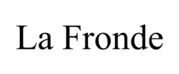 la fronde