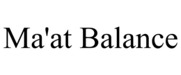ma'at balance