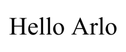 hello arlo
