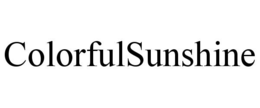colorfulsunshine