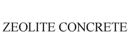 zeolite concrete