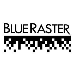 blue raster