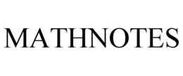 mathnotes