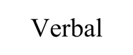 verbal