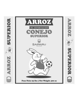 arroz superior arroz de exportaciÓn conejo superior saparu from ecuador peso neto 25 lbs | net weight 400 oz arroz superior