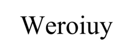 weroiuy