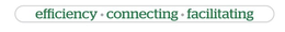 efficiency · connecting · facilitating