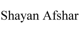 shayan afshar