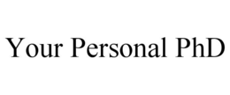 your personal phd