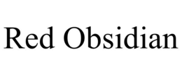 red obsidian