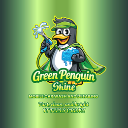 green penguin shine