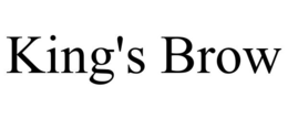 king's brow