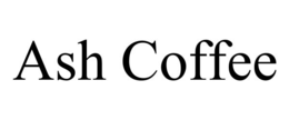 ash coffee