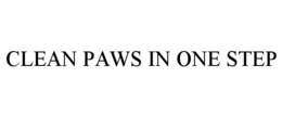 clean paws in one step