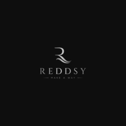 the mark consists of the stylized wording 'reddsy' above the wording 'make a way'. above the wording is a stylized letter 'r' incorporating a wave or flowing path design.