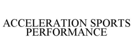 acceleration sports performance