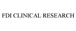 fdi clinical research