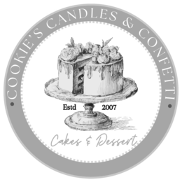 cookie's candles & confetti estd 2007 cakes & dessert