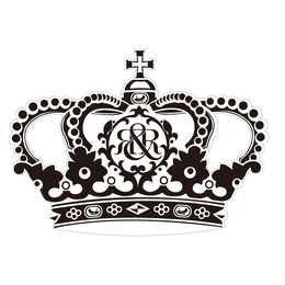 r&r crown logo
