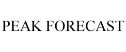 peak forecast