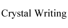 crystal writing