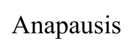 anapausis