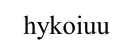 hykoiuu
