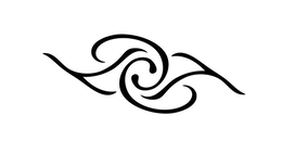 two interlocking letter ps